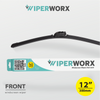 Wiper Worx Front Wiper 12" / 300mm
