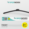 Wiper Worx Front Wiper 21" / 525mm