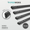 Wiper Worx Wiper Inserts 50x 10mm