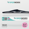 Essuie-glace arrière japonais Wiper Worx 11" / 275 mm