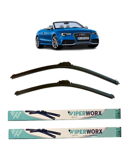 Audi RS5, 2013 - 2015 (8T), Cabriolet Wiper Blades