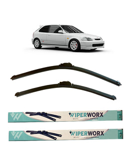 Honda Civic Type R, 1997 - 2000 Wiper Blades