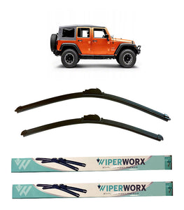 Jeep Wrangler, 2007 - 2018 (JK), SUV Wiper Blades