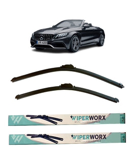 Mercedes-AMG C63, 2016 - 2021 (A205), Convertible Wiper Blades